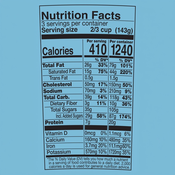 Ben & Jerry's New York Super Fudge Chunk Ice Cream 476g