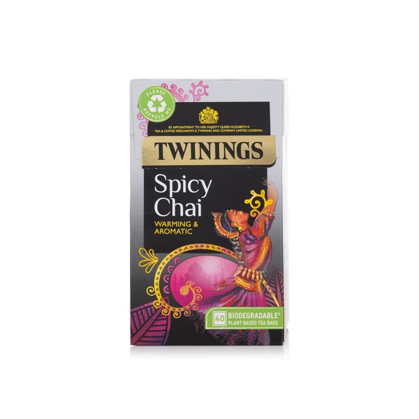 Buy Twinings spicy chai 40 tea bags 100g in UAE