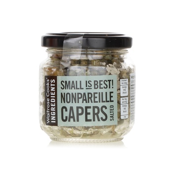 Waitrose Cooks Ingredient Nonpareille Salted Capers 100g