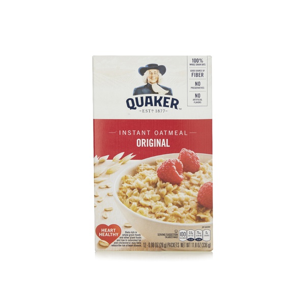 اشتري Quaker instant oatmeal 28g في الامارات