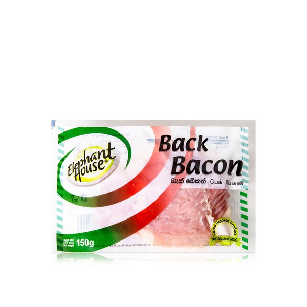 Elephant House Back Bacon Slice 150g