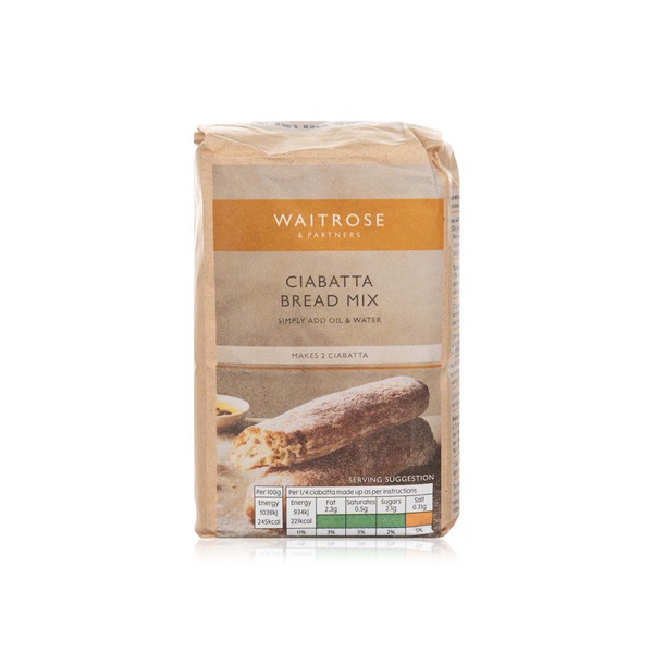 Waitrose Ciabatta Bread Mix 500g