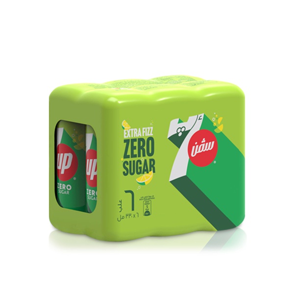 7UP Zero Sugar Cans 330ml x 6