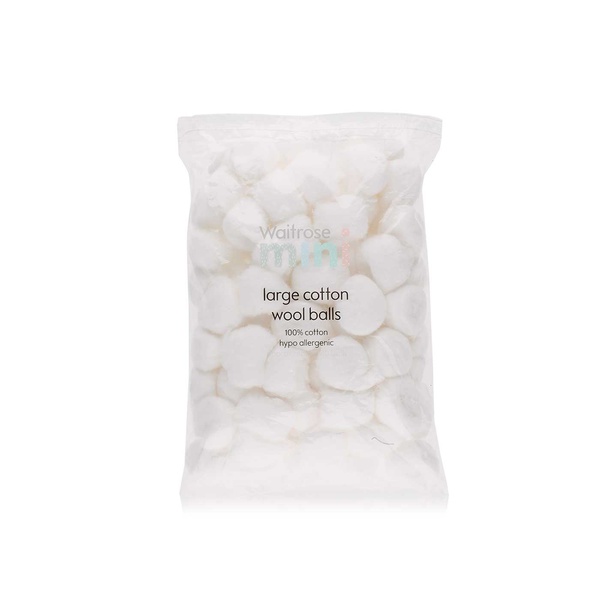 اشتري Essential Waitrose large cotton wool balls x 80 في الامارات