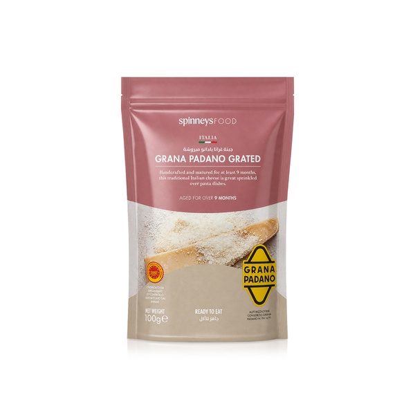 Spinneysfood Grana Padano Grated 100g