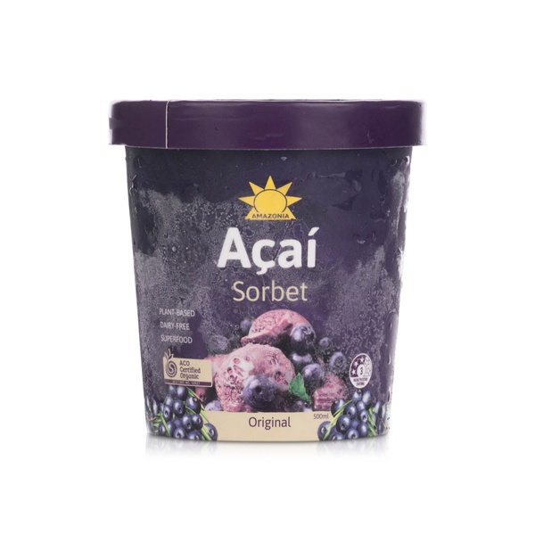 Amazonia Frozen Acai Sorbet Original 500Ml