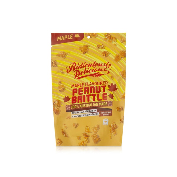 Ridiculously Delicious Peanut Maple Brittle 180g