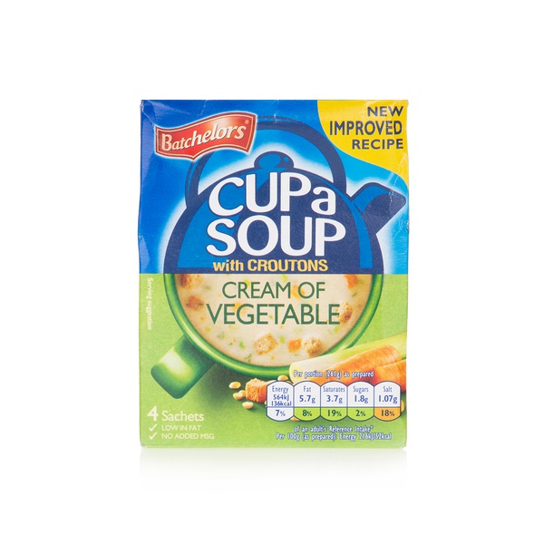 Batchelors Cream of Vegetable Cup a Soup 122g x 4
