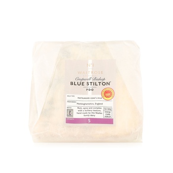 Waitrose No.1 Cropwell Bishop Blue Stilton Cheese Strength 5 454g