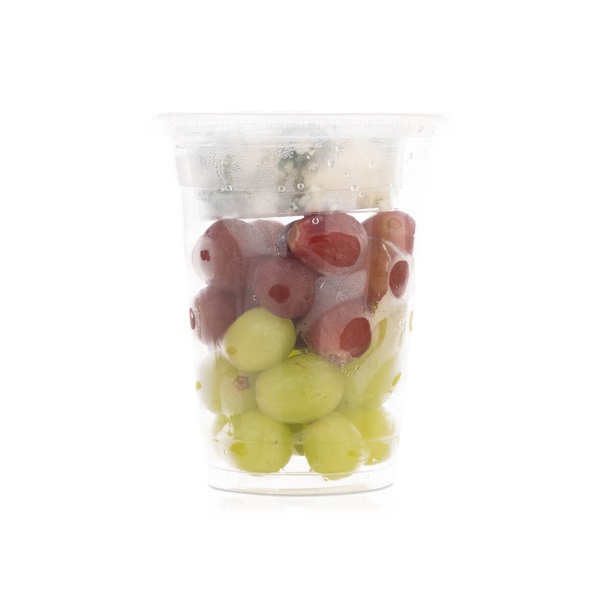 Blue Cheese and Grape Snack Pot