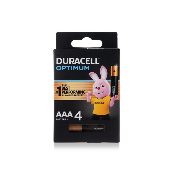 اشتري Duracell optimum alkaline AAA batteries في الامارات