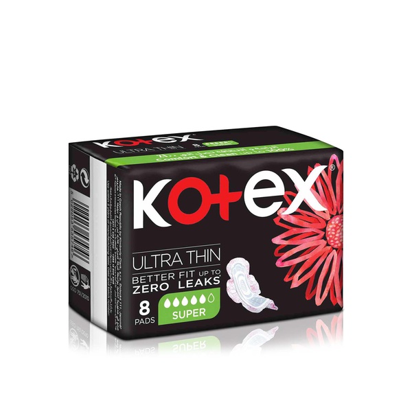 Kotex Ula Thin Super Pads with Wings 8s