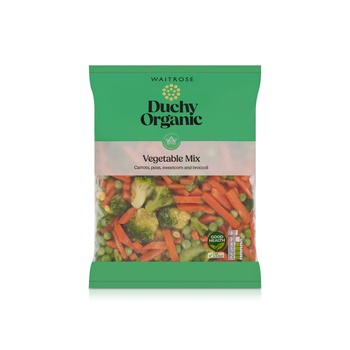 Waitrose Frozen Duchy Organic Frozen Vegetable Mix 750G