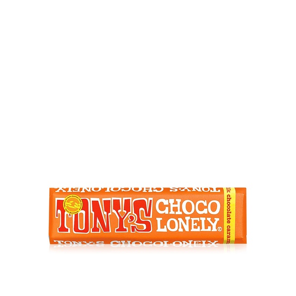 Tony's Chocolonely Milk Chocolate Caramel and Sea Salt 50g