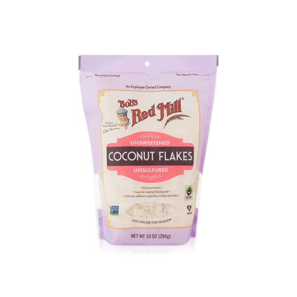 Bob's Red Mill Unsweetened & Unsulfured Coconut Flakes 284g