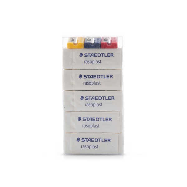 Staedtler Eraser x 10 and Pencil Sharpener x 3