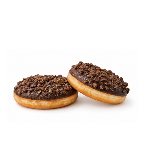 Chocolate Donuts with Crushed Candy x2 196g
