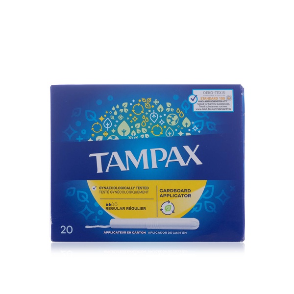 Tampax Blue Regular Applicator Tampons 20 Pack