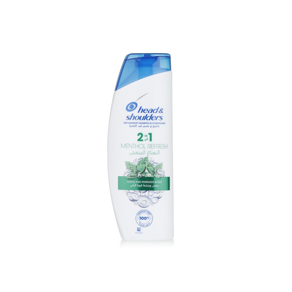 Head & Shoulders Menthol Refresh 2 in 1 Anti-Dandruff Shampoo 400ml