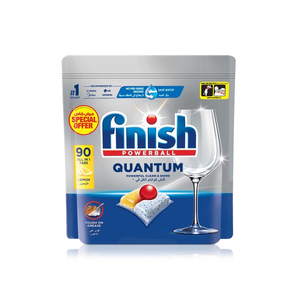 Finish Quantum All in One Dishwashing Tablets Lemon x 90 936g