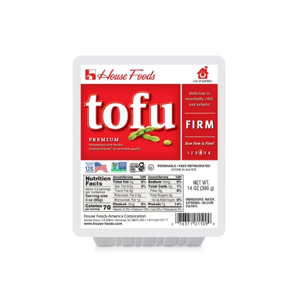 House Foods Hinochi Premium Tofu Firm Red 396g