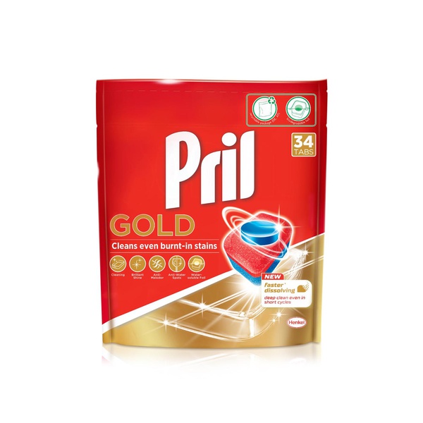 Pril Gold 12 Action Dishwasher Tablets 34s