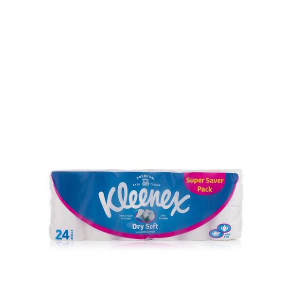 اشتري Kleenex bath tissues dry soft 24 rolls في الامارات