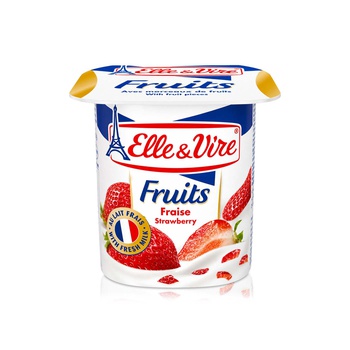 Elle & Vire Strawberry Yoghurt 125g