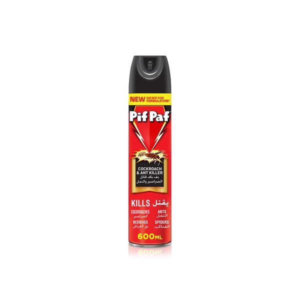 Pif Paf Cockroach & Ant Killer Spray 600ml