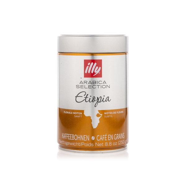 Buy Illy single origin Arabica Ethiopia coffee beans 250g in UAE