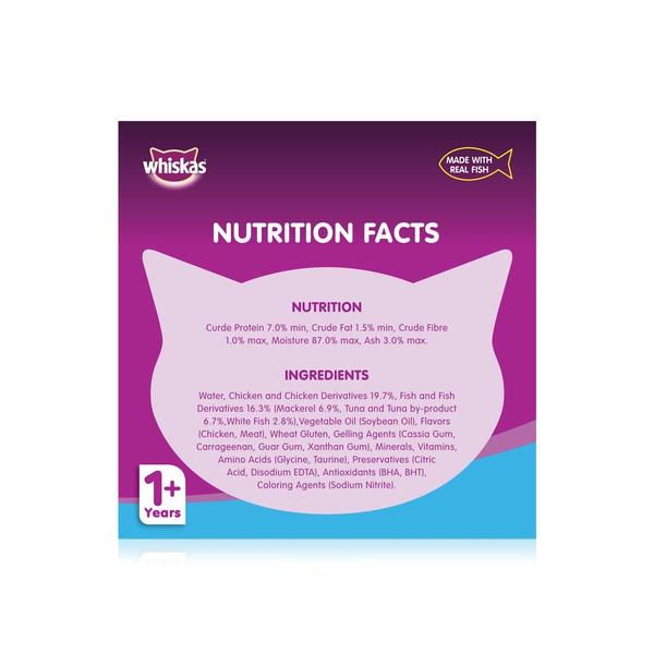 Whiskas Ocean Fish in Jelly Cat Food Pouch 80g