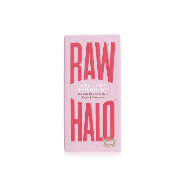 Raw Halo Mylk & Pink Himalayan Salt Chocolate 70g