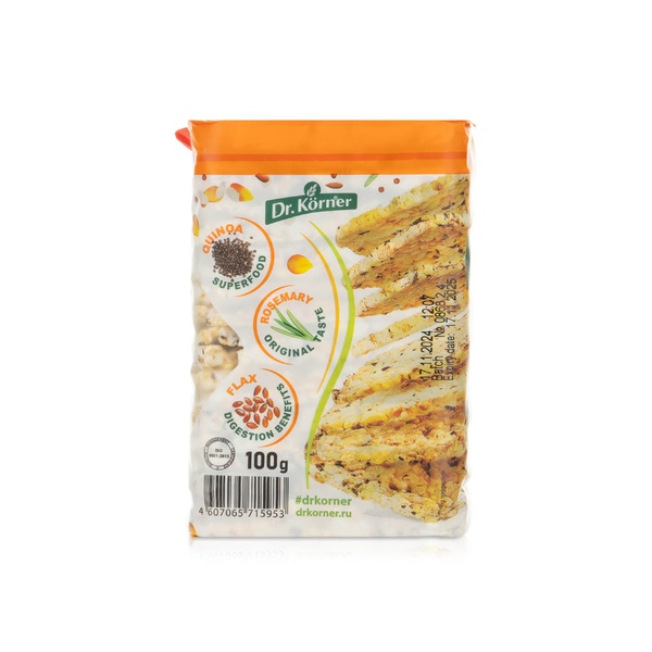 Dr Korner with Quinoa Crispbreads 100g