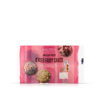 Waitrose Iced Fairy Cakes 195g