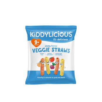 Kiddylicious Cheesy Straws 9+ Months 12g
