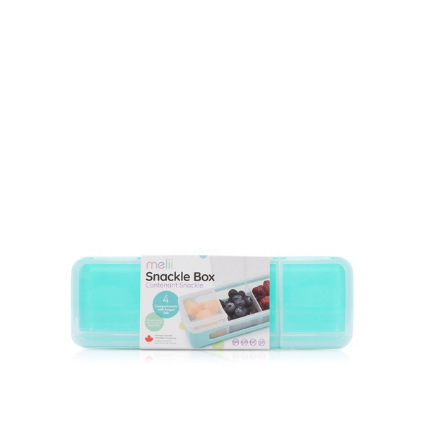 Melii Snackle Box Blue 4 Compartment