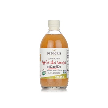 De Nigris Organic, Raw, Unfiltered Apple Cider Vinegar 500ml