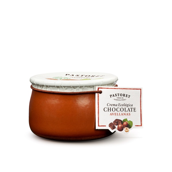 Buy Pastoret organic chocolate and hazelnut cream 150g in UAE