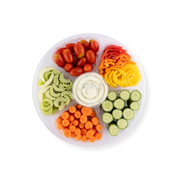 Tzatziki Snack Veg Crudites Platter