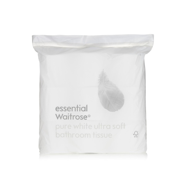 اشتري Essential Waitrose bathroom tissue white 2ply x9 rolls في الامارات