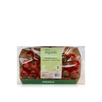 Spinneysfood Organic British Cherry Vine Tomatoes 200g