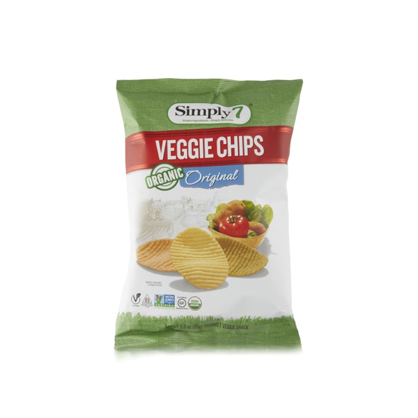اشتري Simply 7 Veggie Chips original organic 99g في الامارات