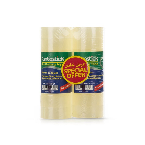 Fantastick Clear Stationery Tape x 2