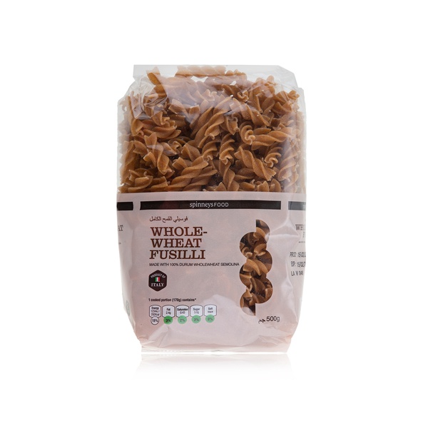 Spinneysfood Wholewheat Fusilli 500g