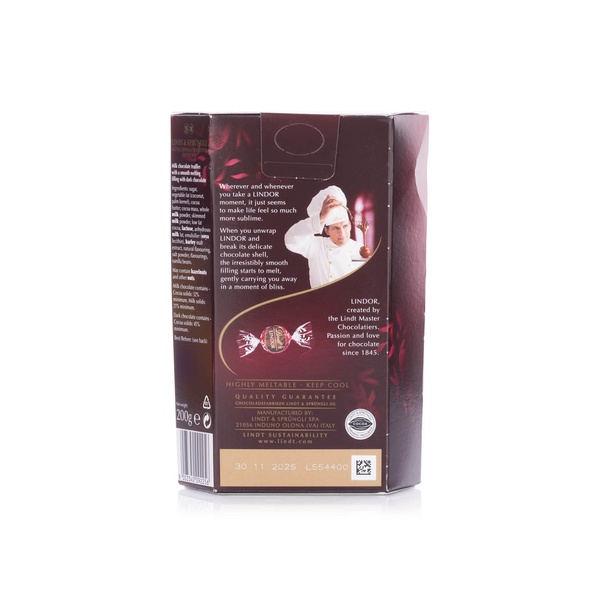 Lindt Lindor Double Chocolate Truffles 200g