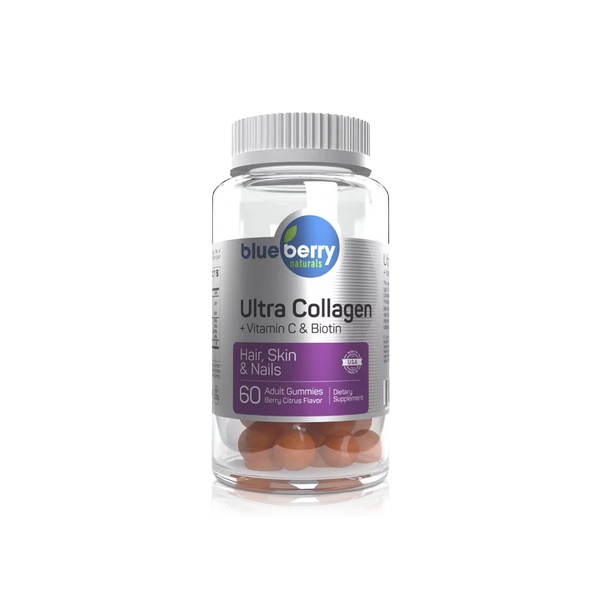 Bluberry Naturals Adult Ultra Collagen Hair, Skin & Nails Gummies x60