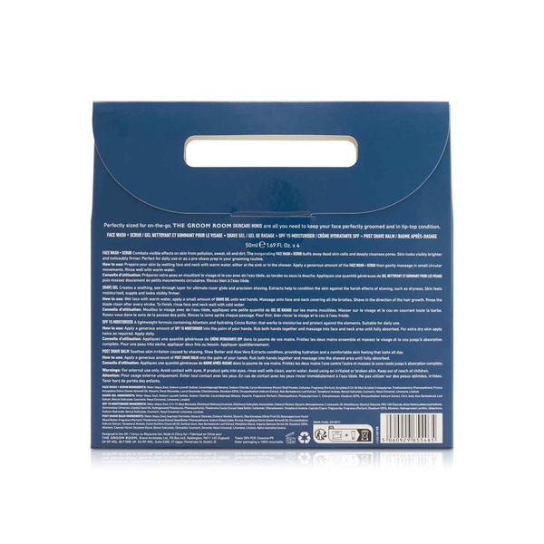 The Groom Room Men's Skincare Minis Gift Set