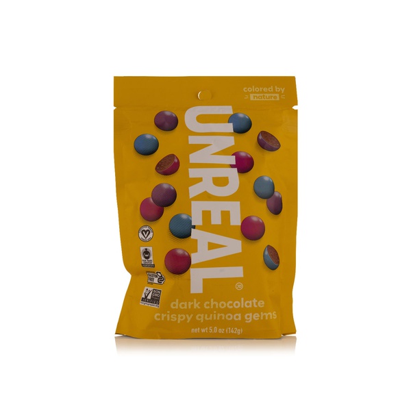 Unreal Dark Chocolate Crispy Quinoa Gems 142g