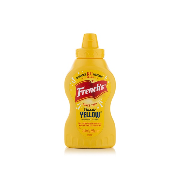 اشتري Frenchs classic yellow mustard 226g في الامارات