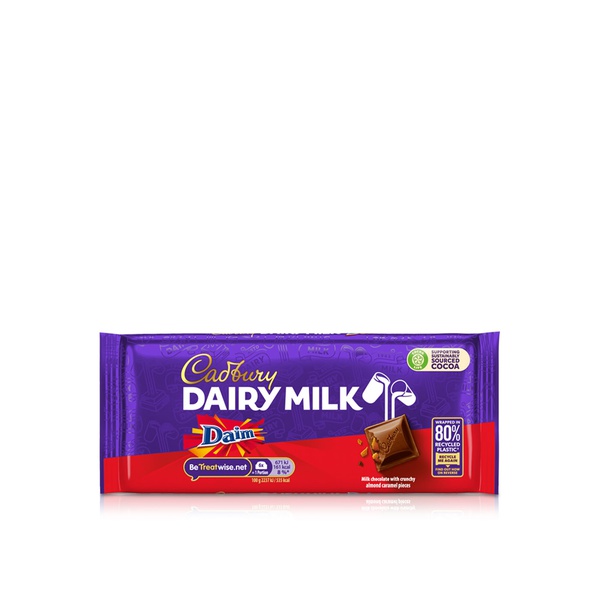 Cadbury Dairy Milk Daim Chocolate Bar 120g